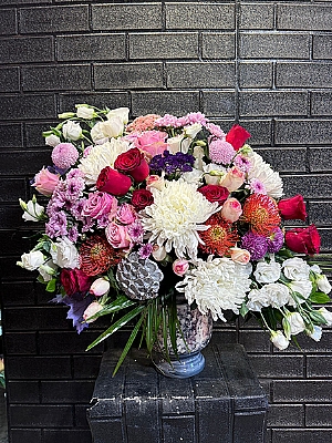 Seramikte Krmz Beyaz Arajman